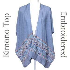 Kimono - Embroidered - Source Unknown - One Size Fits Most